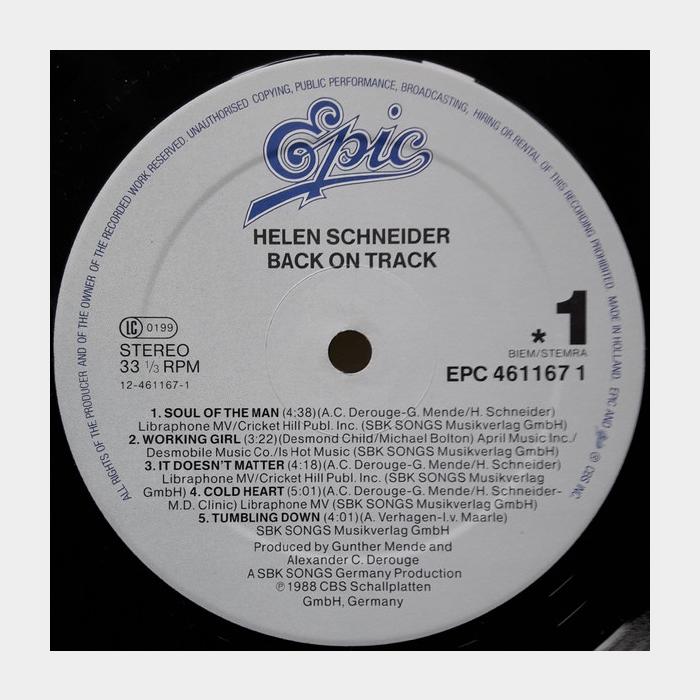 Helen Schneider - Back On Track (ex+/ex+)