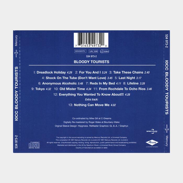 CD 10cc - Bloody Tourists