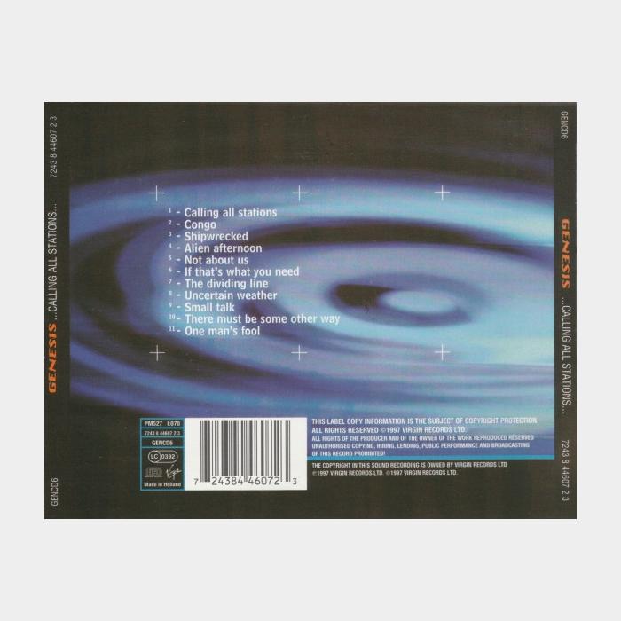 CD Genesis - ...Calling All Stations... (little scratch)