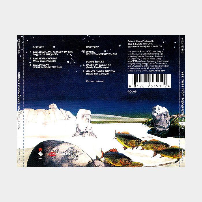 CD Yes - Tales From Topographic Oceans 2CD