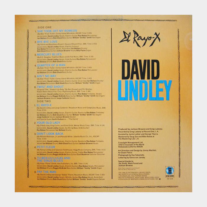 David Lindley - El Rayo-X (ex+/ex-)