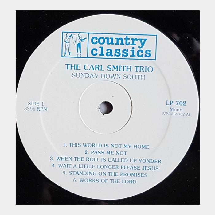 Carl Smith Trio - Sunday Down South (ex+/ex+)