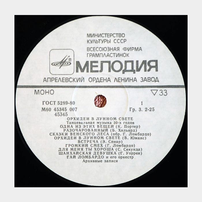 VA - Танцевальная Музыка 30х Годов (ex+/ex)