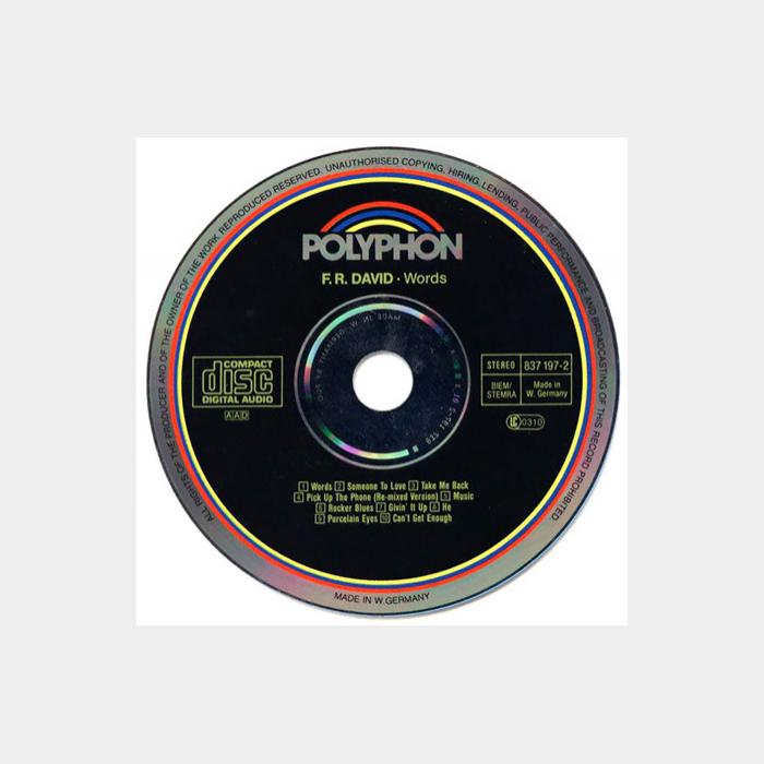 CD F.R.David - Words