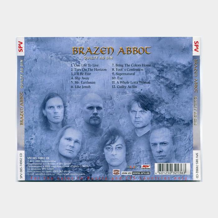 CD Brazen Abbot - Guilty As Sin