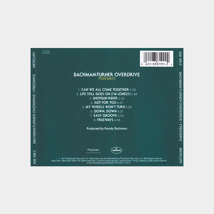 CD Bachman Turner Overdrive - Freeways