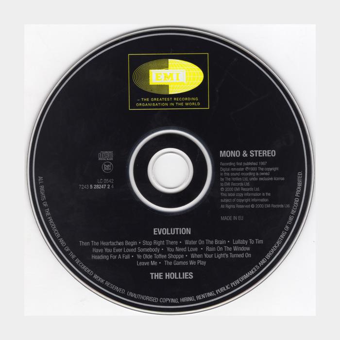 CD Hollies - Evolution