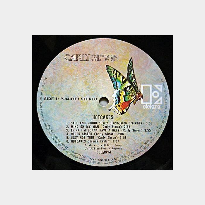Carly Simon - Hotcakes (ex+/ex+)