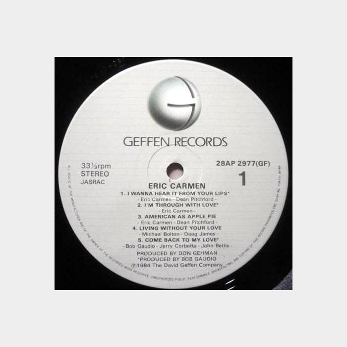 Eric Carmen - Eric Carmen (ex+/ex+)