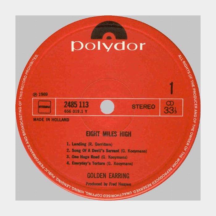 Golden Earring - Eight Miles High (ex+/ex)
