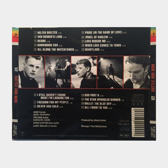 CD U2 - Rattle And Hum