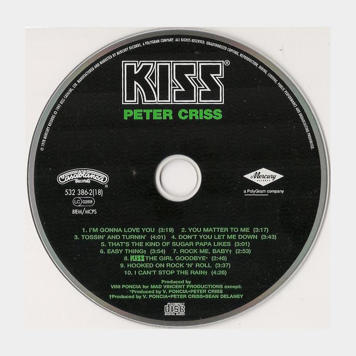 CD Kiss - Peter Criss