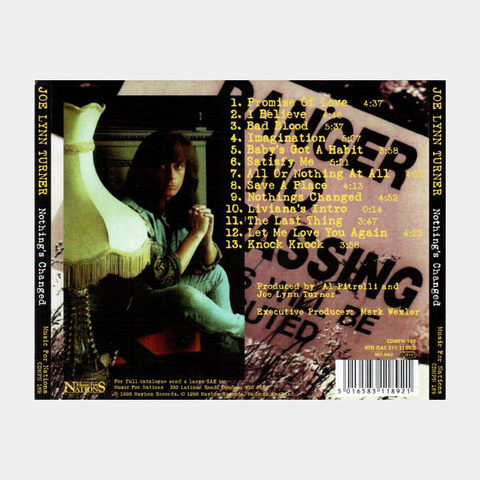 CD Joe Lynn Turner - Nothing's Changed