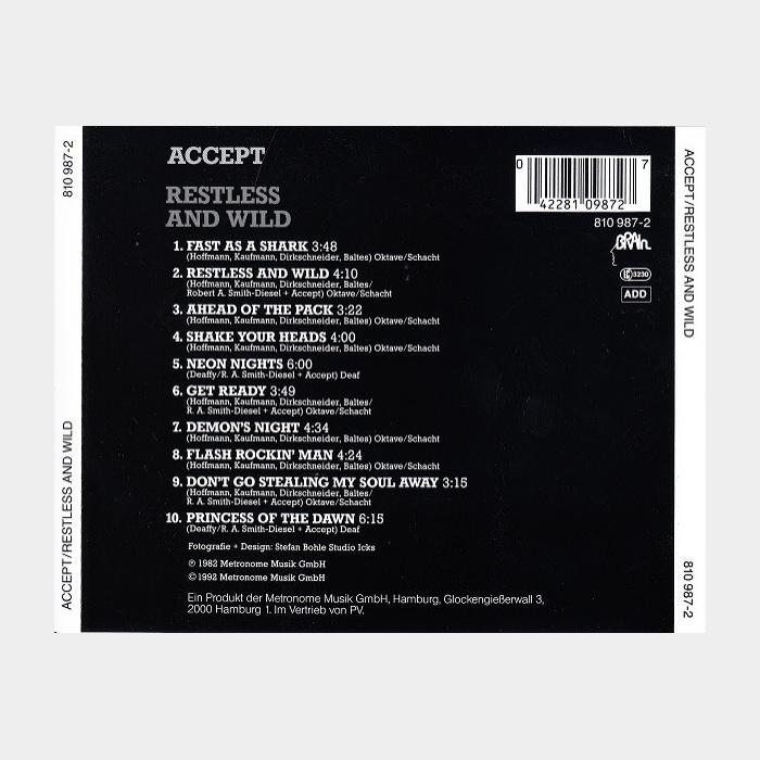 CD Accept - Restless And Wild