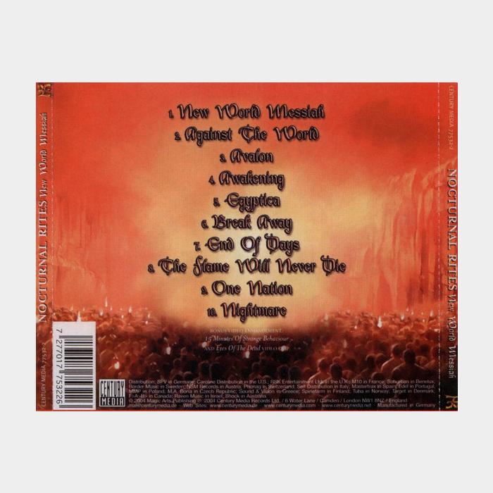 CD Nocturnal Rites - New World Messiah