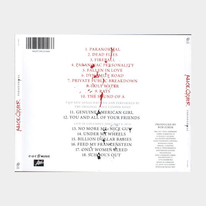 CD Alice Cooper - Paranormal