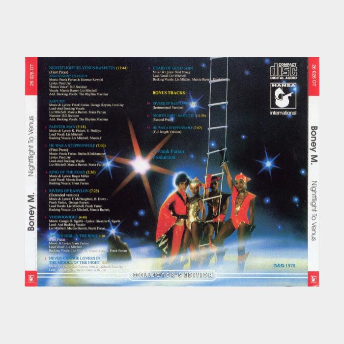 CD Boney M - Night Flight To Venus