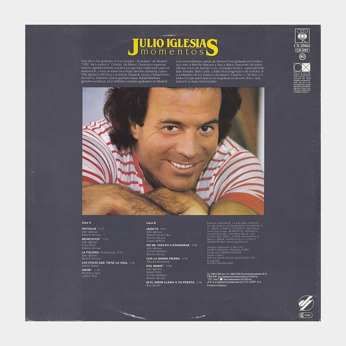Julio Iglesias - Momentos (ex+/ex+)