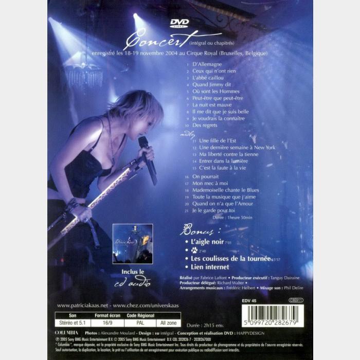 DVD Patricia Kaas - Toute La Musique...