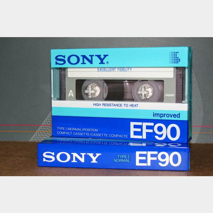 Аудиокассета Sony EF 90 (б/у)