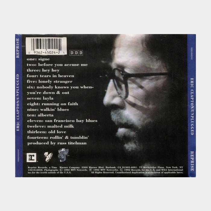 CD Eric Clapton - Unplugged