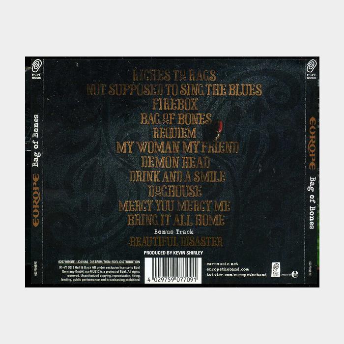CD Europe - Bag Of Bones