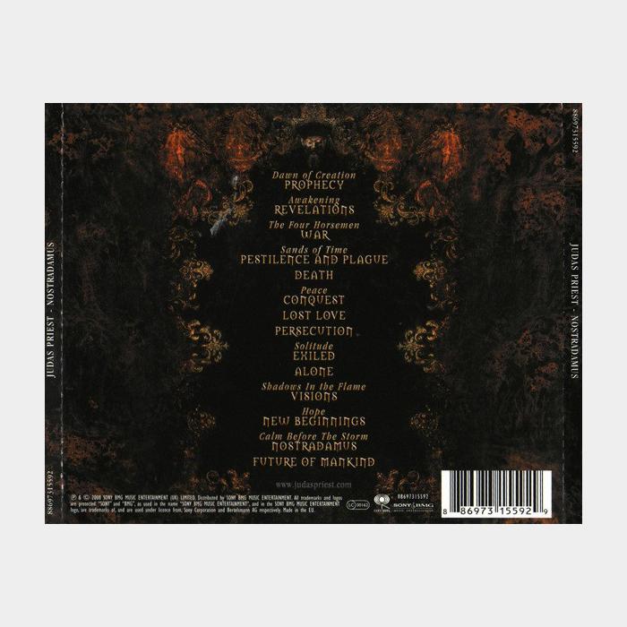 CD Judas Priest - Nostradamus 2CD