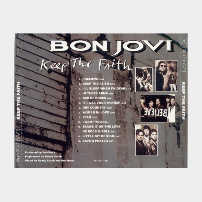 CD Bon Jovi - Keep The Faith