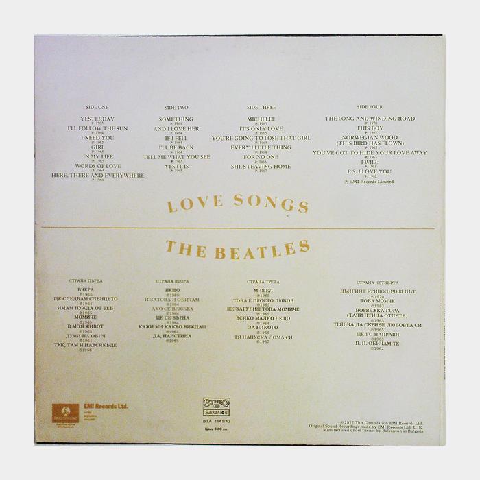 Beatles - Love Songs 2LP (ex+/ex+)