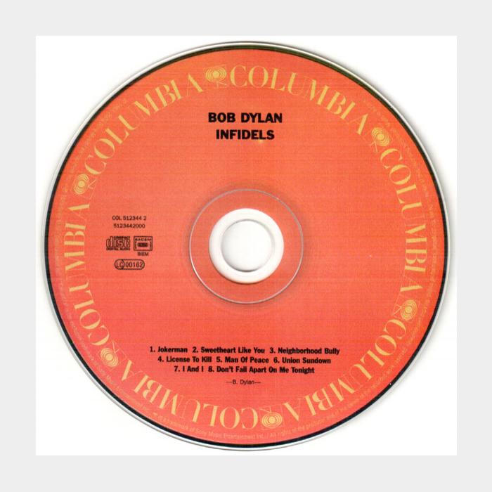 CD Bob Dylan - Infidels