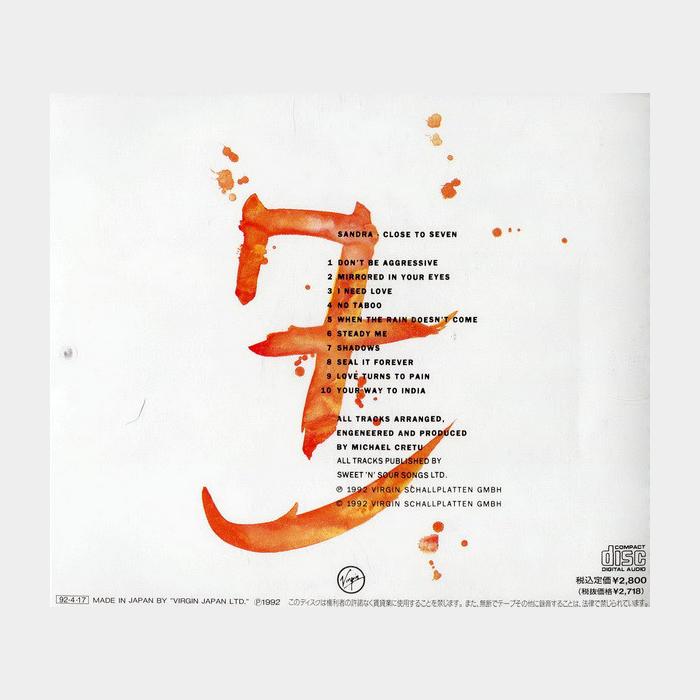 CD Sandra - Close To Seven