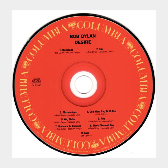 CD Bob Dylan - Desire