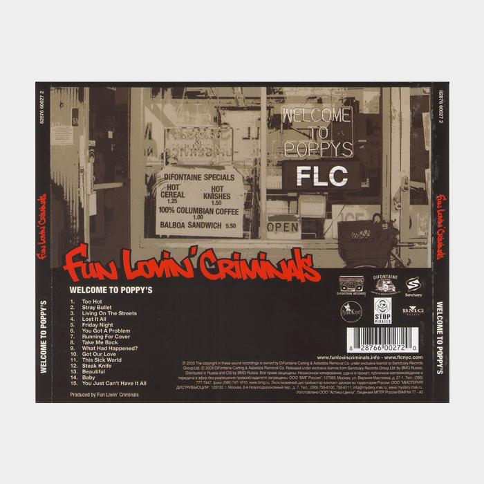 CD Fun Lovin Criminals - Welcome To Poppy's