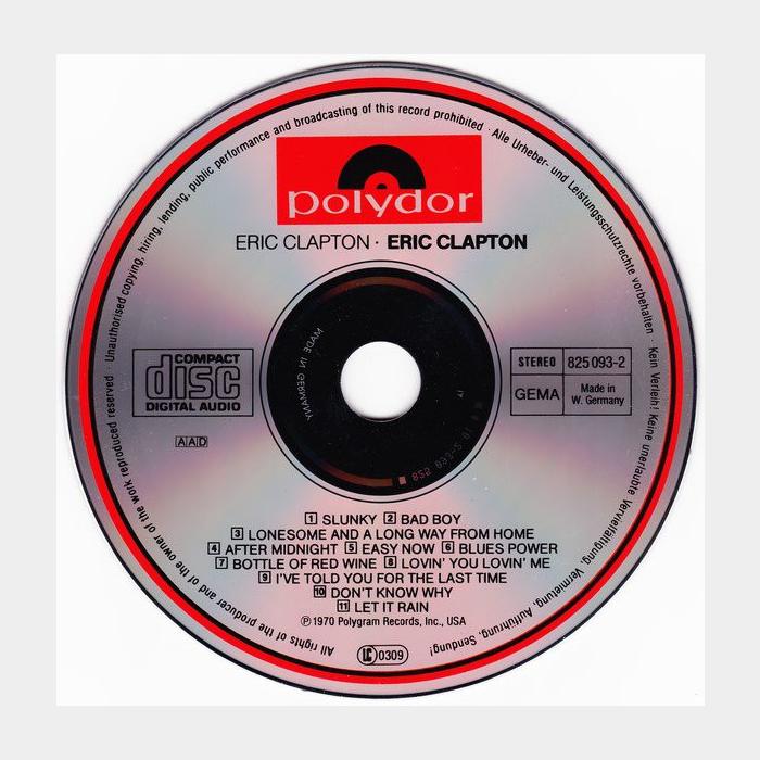 CD Eric Clapton - Eric Clapton