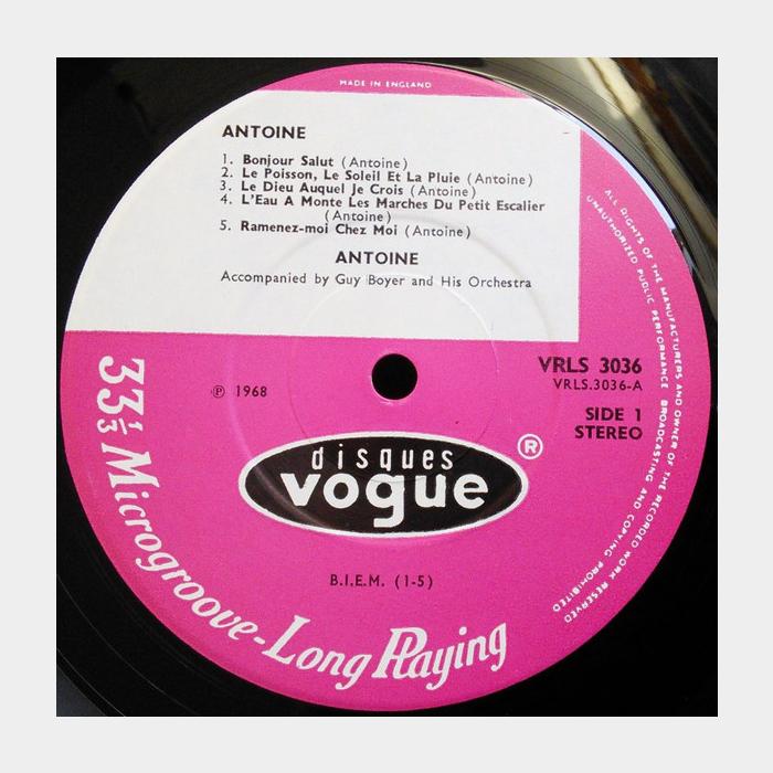 Antoine - Antoine (ex+/ex+)