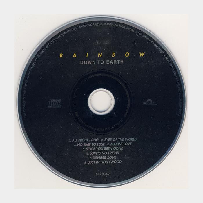 CD Rainbow - Down To Earth
