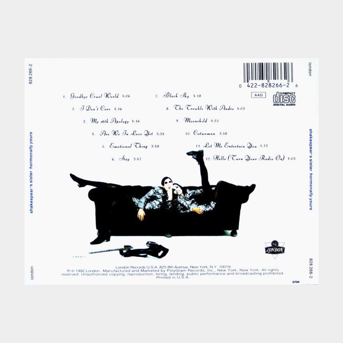 CD Shakespear's Sister – Hormonally Yours (ex+/ex+)