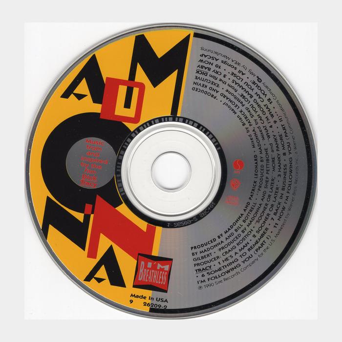 CD Madonna - I'm Breathless (ex+/ex+)