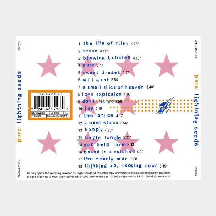 CD Lightning Seeds – Pure (ex+/ex+)