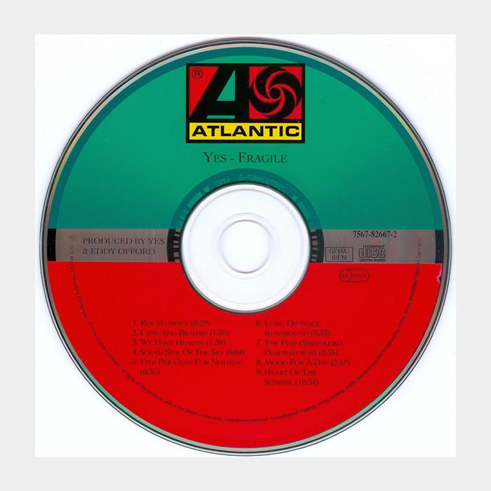 CD Yes - Fragile (ex+/ex+)