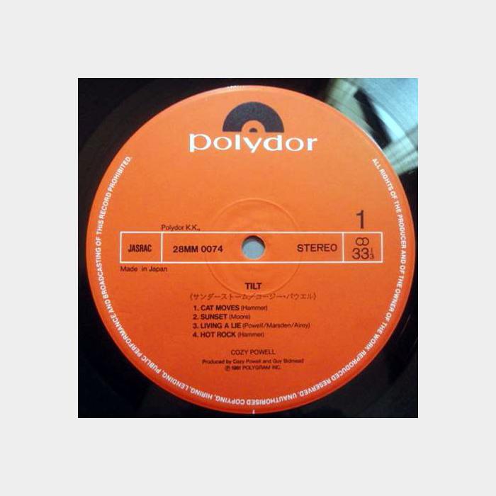 Cozy Powell - Tilt (ex+/ex+, obi)