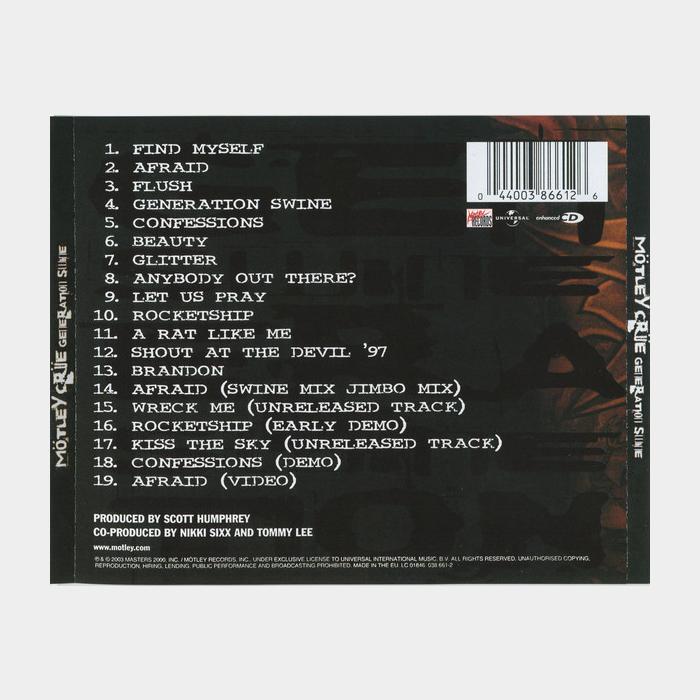 CD Motley Crue - Generation Swine