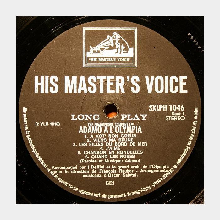 Adamo - Adamo À L'Olympia (ex/ex)