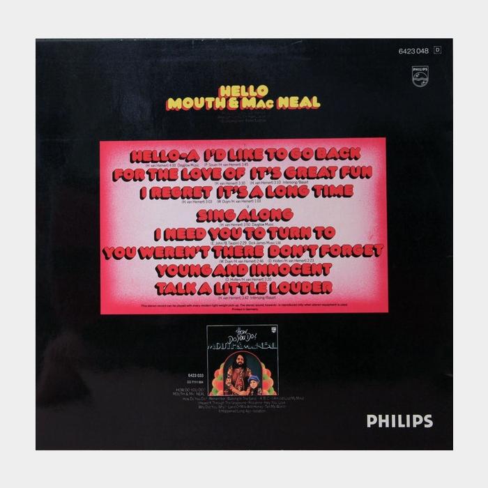 Mouth & MacNeal – Hello (ex/ex)