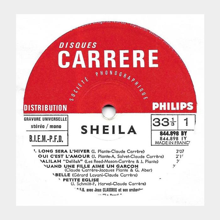 Sheila – Long Sera L'hiver (ex/ex+)