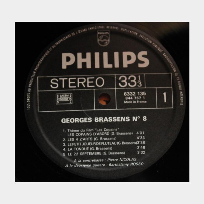 Georges Brassens - VIII (ex/ex+)
