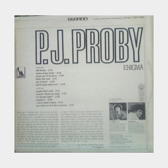 P.J. Proby – Enigma (ex+/ex)