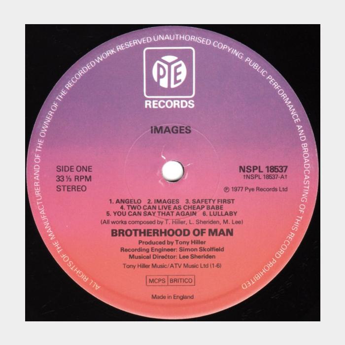 Brotherhood Of Man - Images (ex+/vg)