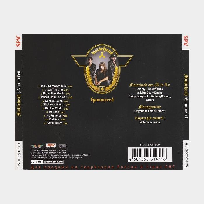 CD Motorhead - Hammered