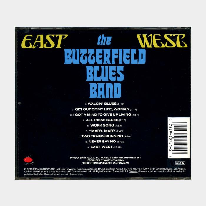 CD Butterfield Blues Band - East - West (ex+/ex+)